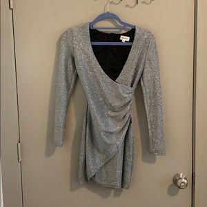 XS Silver Superdown Dress